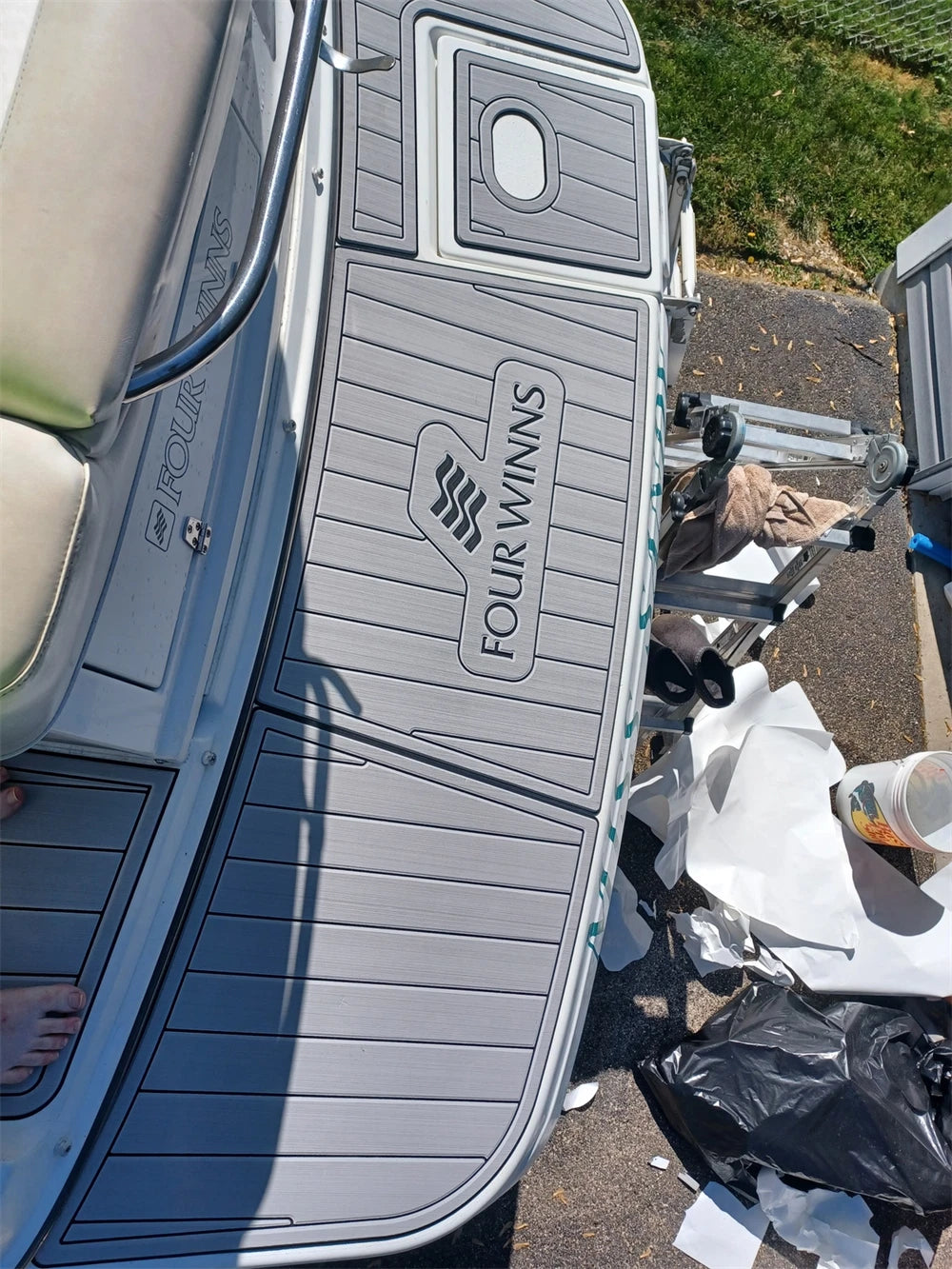 EVA Teak Deck Flooring Mat for Four Winns 248 Vista (2004)
