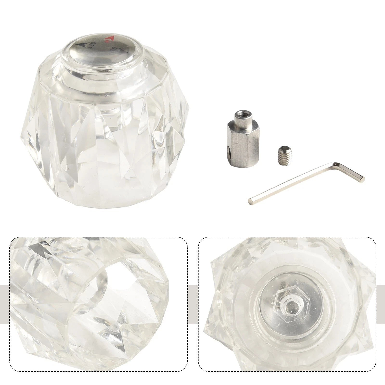 Compact Shower Handle Upgrade for