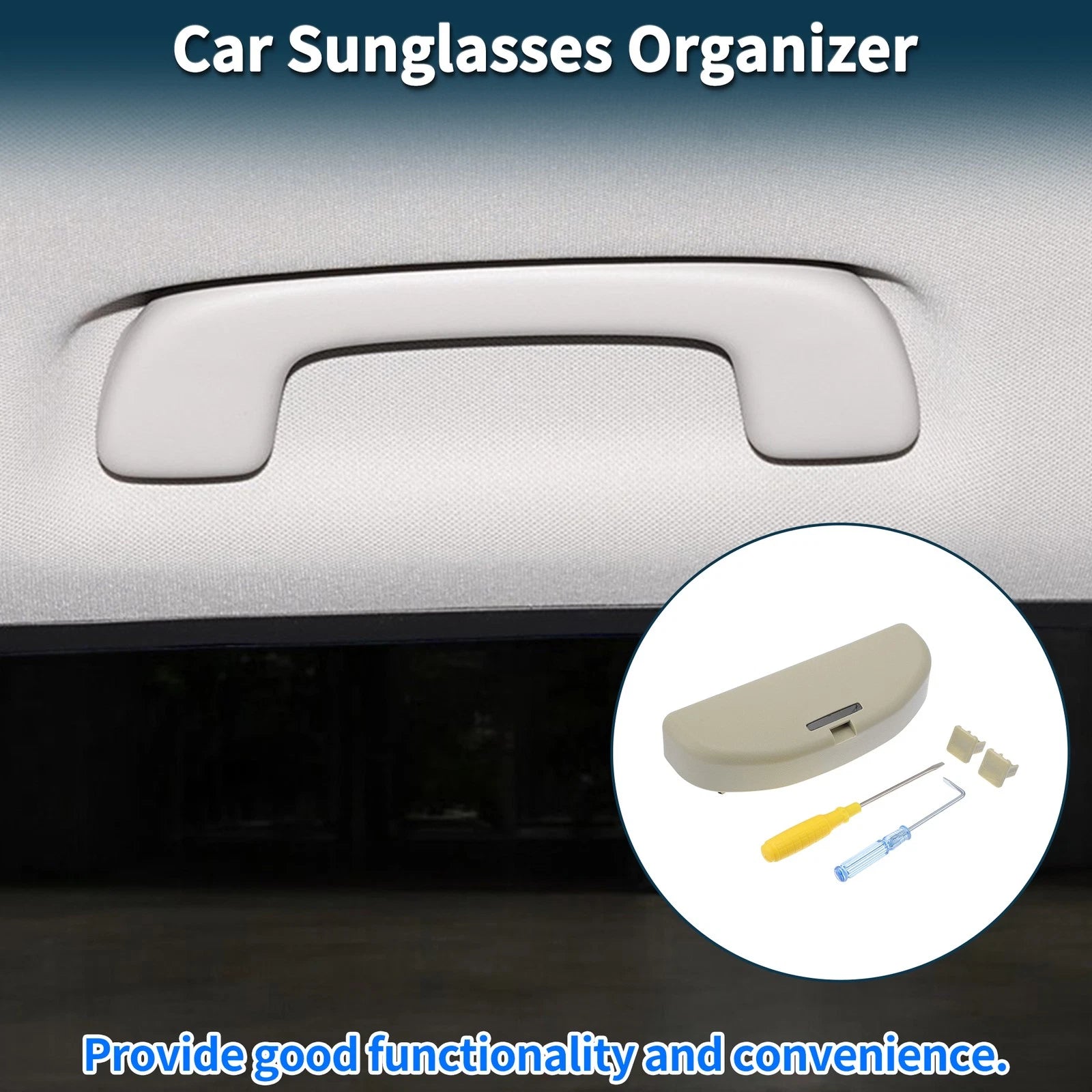 Car Sunglasses Case for Volkswagen Golf 6 Eyeglasses Holder Storage Box