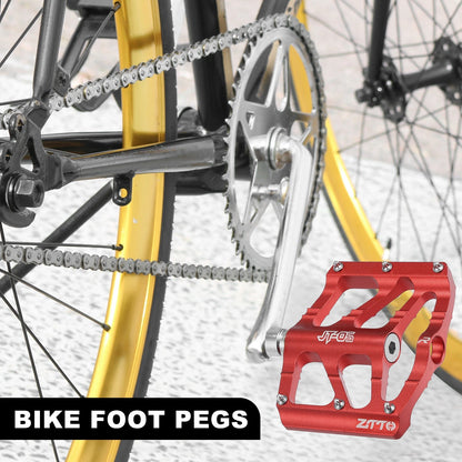 Rear Foot Peg Pedals Aluminum Alloy Replacement for MTB Bike (9/16 in) (Fits 2010–2020)