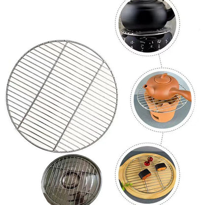 Round Barbecue Tray for Easy Cleaning and Uniform Heating