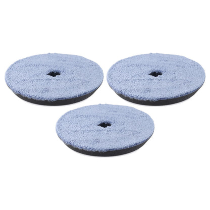 3X Microfibre Pads 150mm for Car Polishing and Detailing