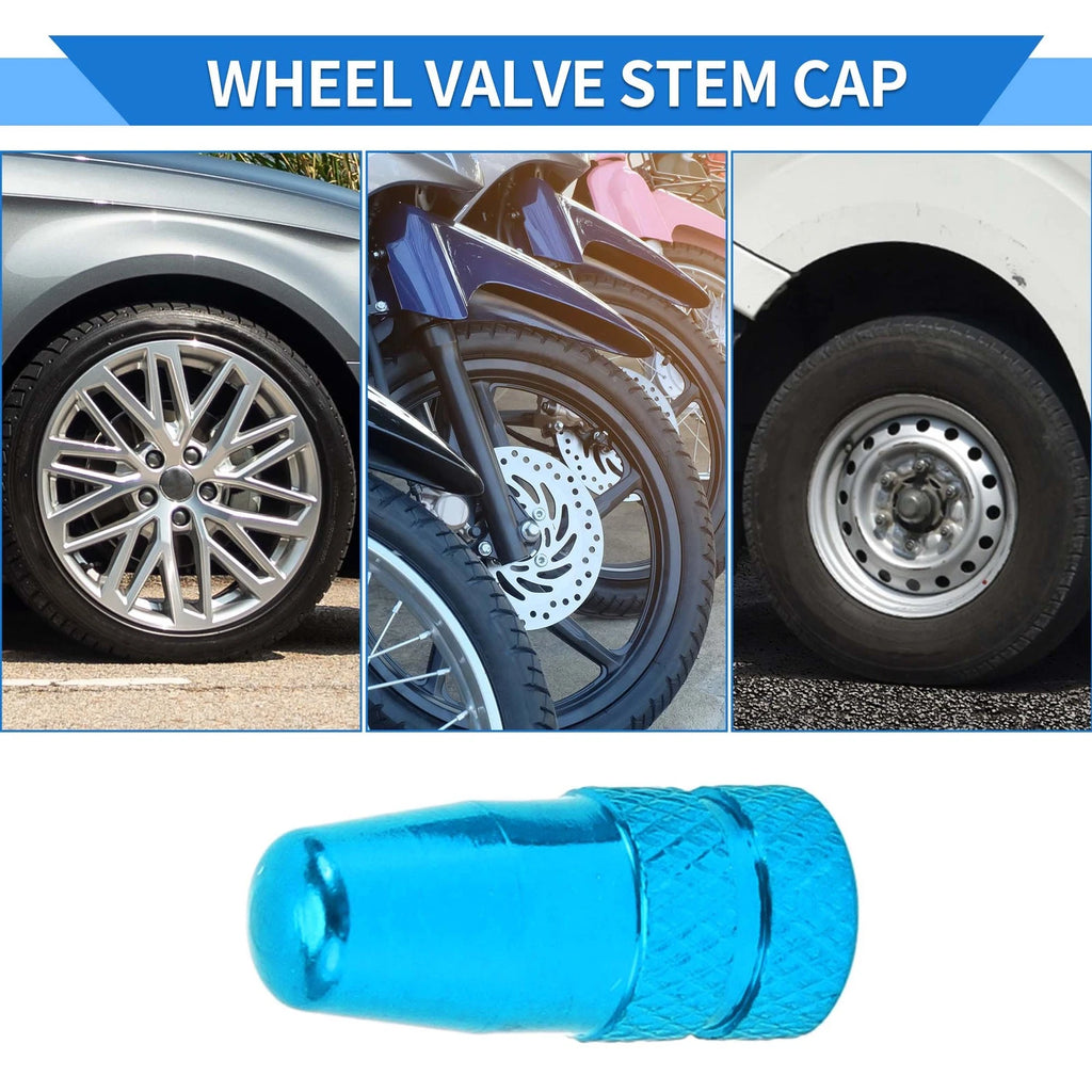 Tire Valve Stem Caps Replacement for Car SUV Bike RV (5 Pack) (—2026)