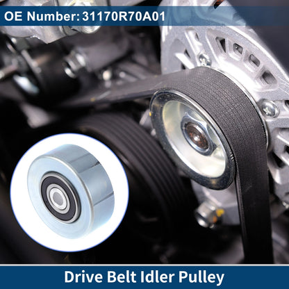 Drive Belt Idler Pulley for Honda Pilot (2006–2011) Replacement OEM Style