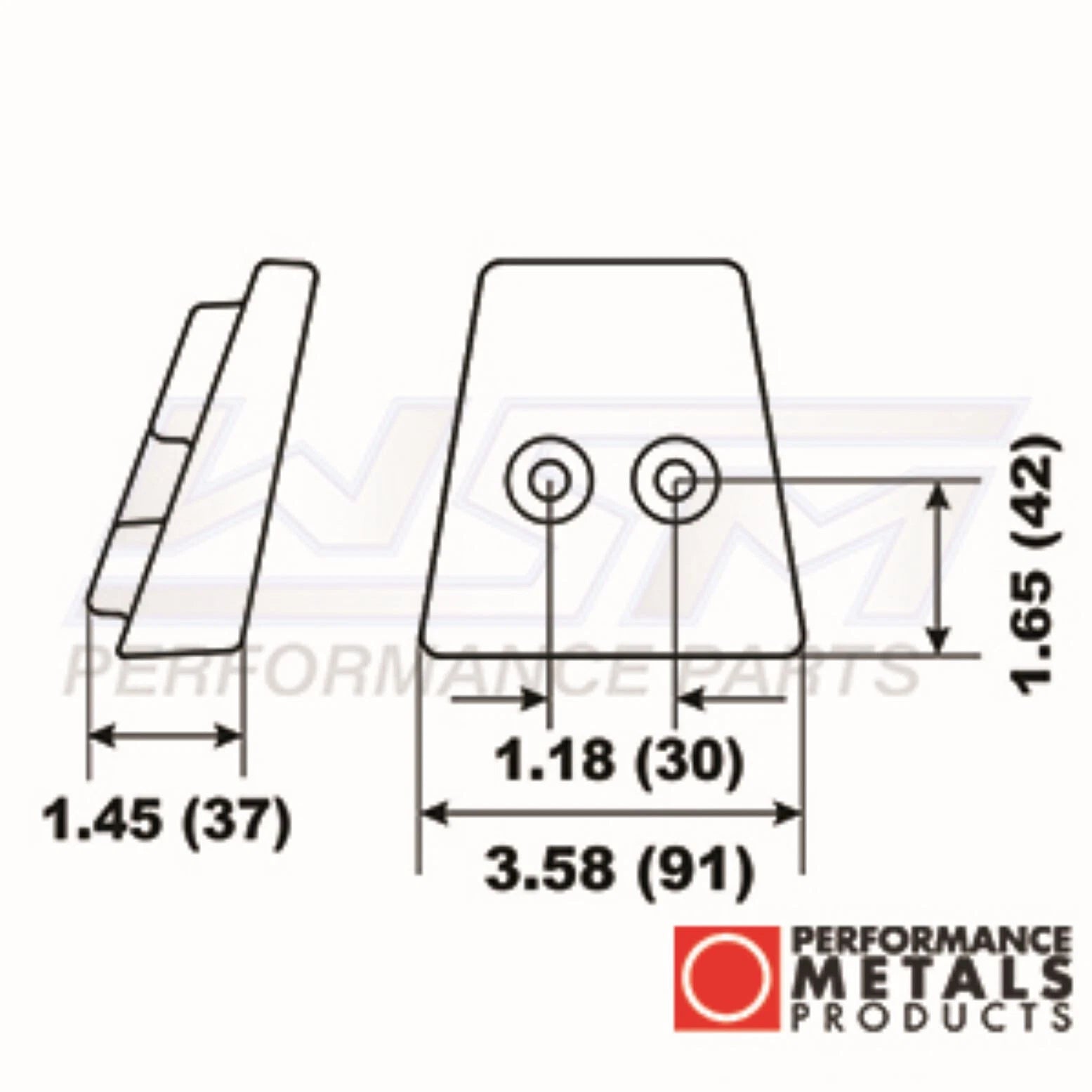 WSM Transom Anode for Volvo Penta DPS-A / DPS-B (2000–2023) PMC00156A