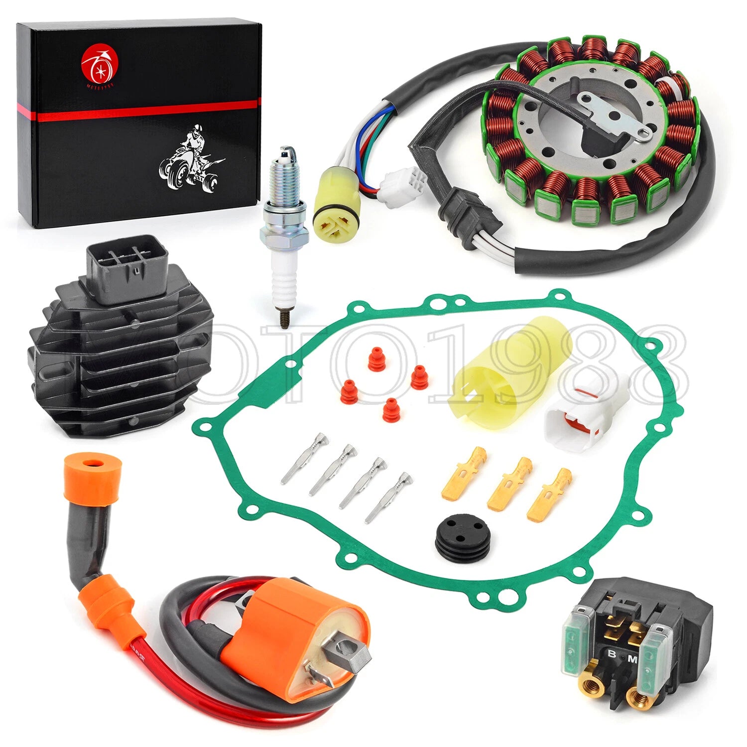 Stator & Rectifier Coil Relay Gasket for Yamaha Bruin 350 YFM350BA (2004–2006)