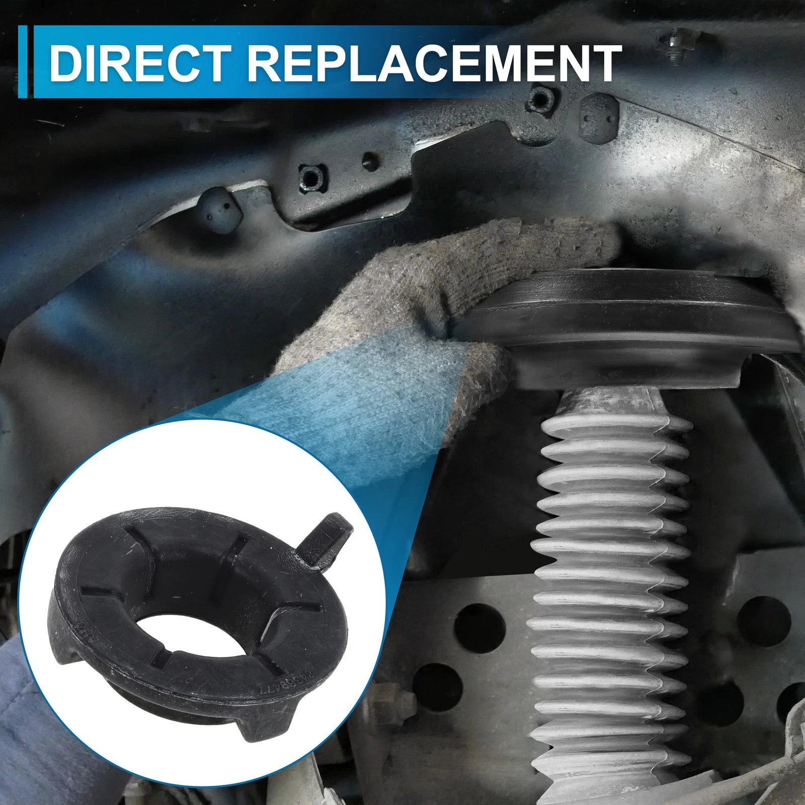 Lower Coil Spring Insulator Replacement for Cadillac CT4 (2020–2024) Rubber