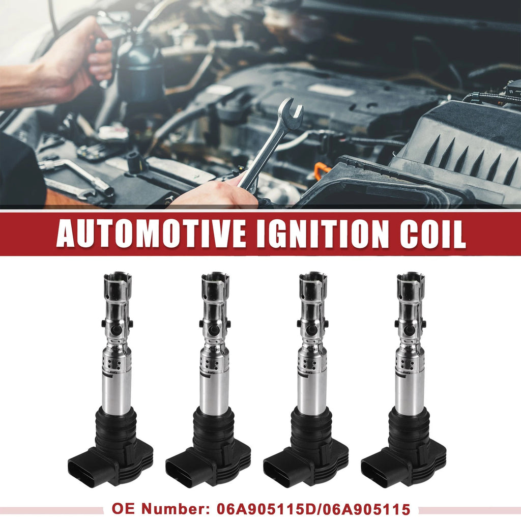 4 Pcs Ignition Coil Replacement for Volkswagen Passat (2000–2005)