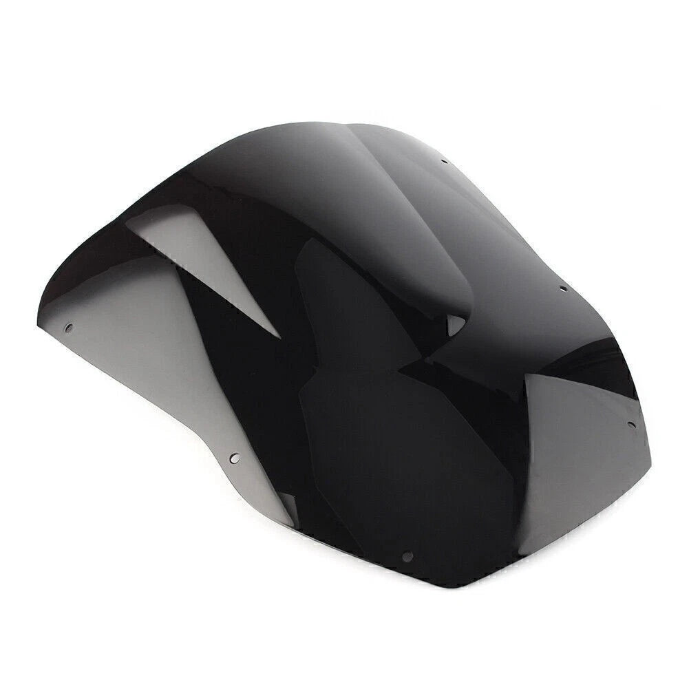 Double Bubble Windshield for Kawasaki Ninja ZX12R (2000–2001) Black
