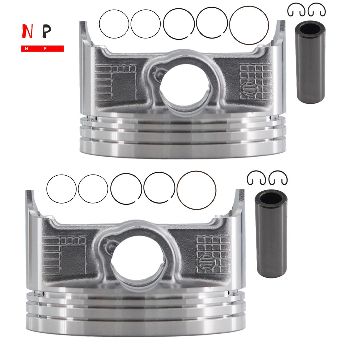 2 Cylinder Piston & Ring for Kawasaki Brute Force 750 (2005–2011)