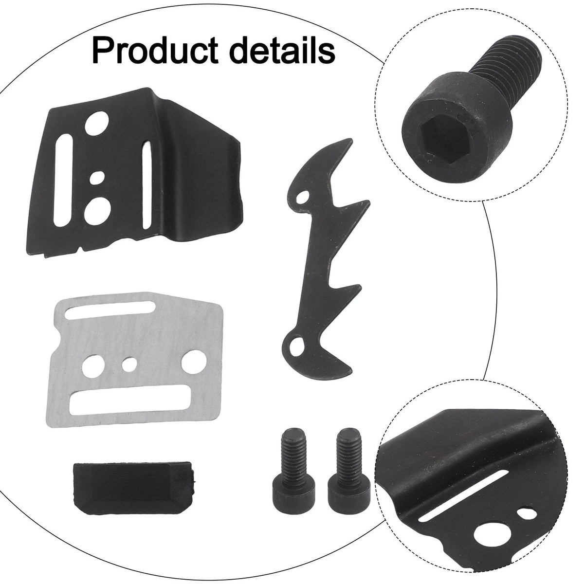Left Clip Gasket Guide Bumper Bolt Kit for