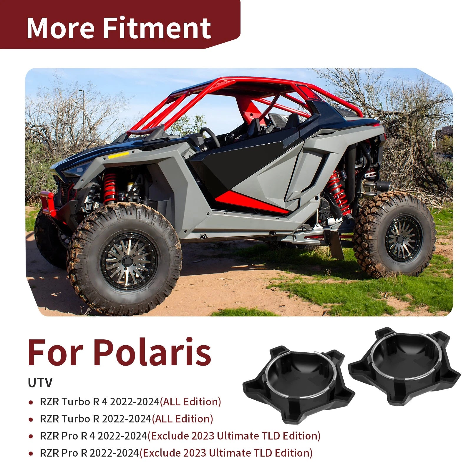 5 Lug Rim Cap for Polaris RZR Pro R 4 Dynamix Ultimate (1523842-744)