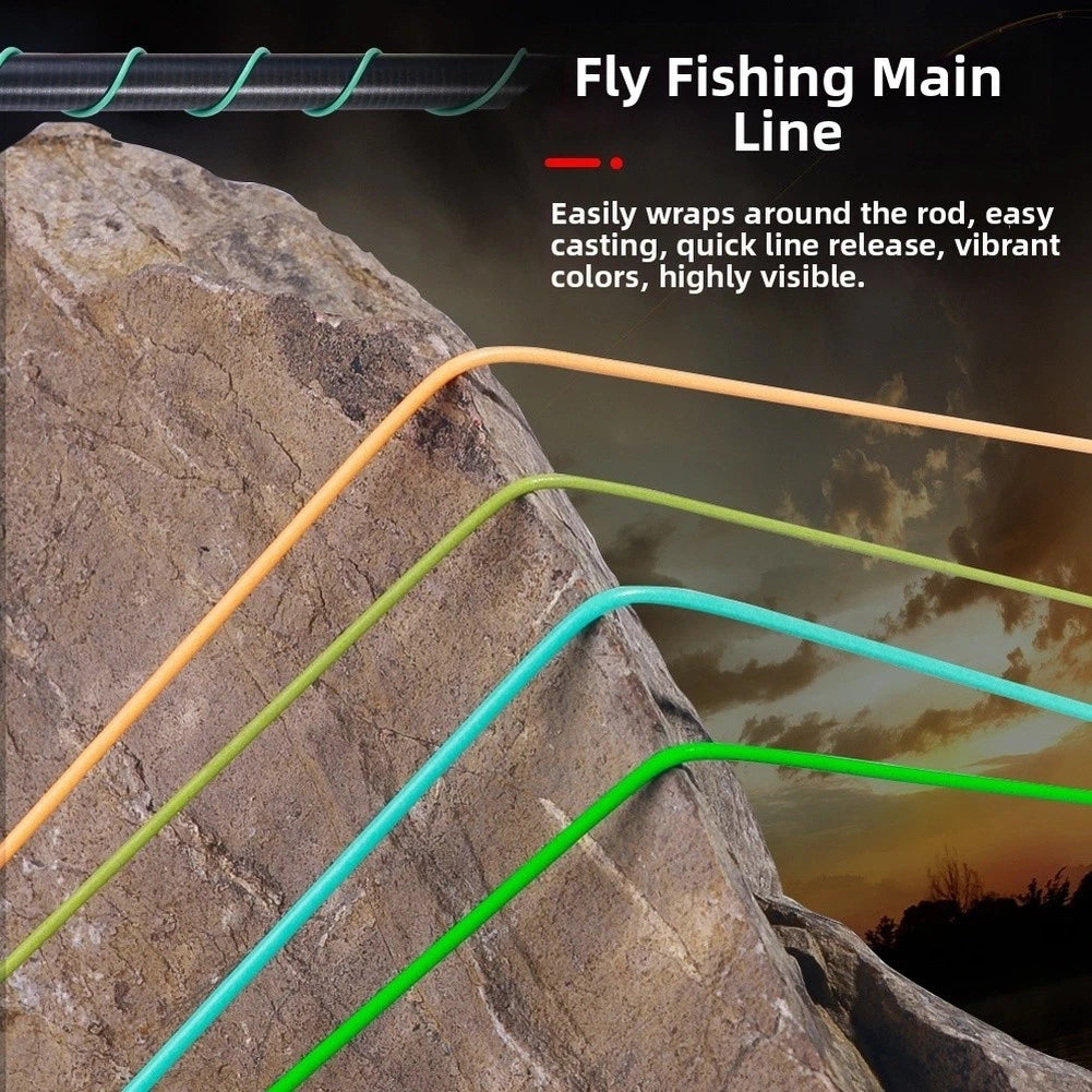 30m PE Floating Fly Line 5F 8F with Balanced Weight Distribution