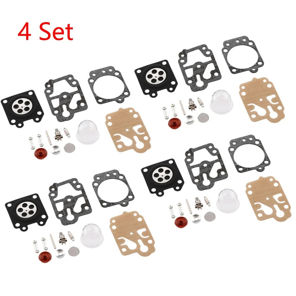 Set of 4 Carburetor Gasket Repair Kit for Walbro 43CC 52CC (40-5/44F-5 34F 36F 139F)
