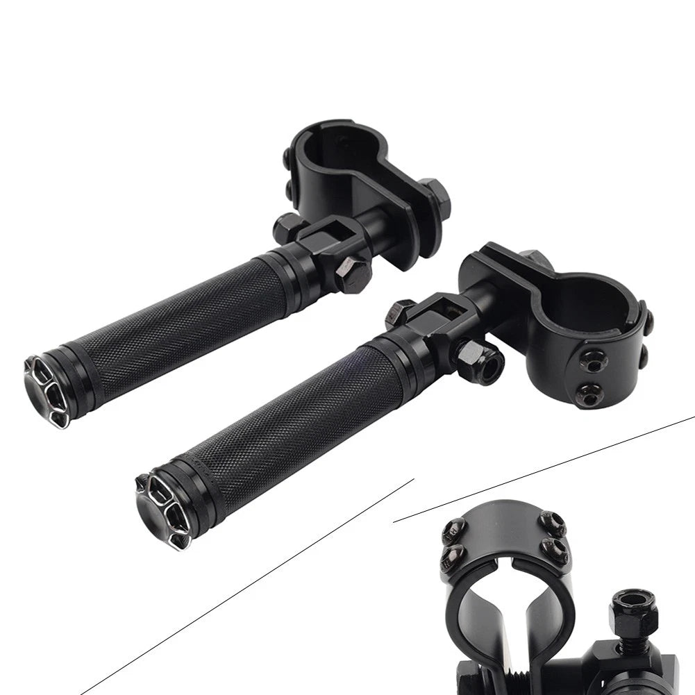 Engine Guard Bar Foot Pegs for Harley Yamaha (25-32mm)