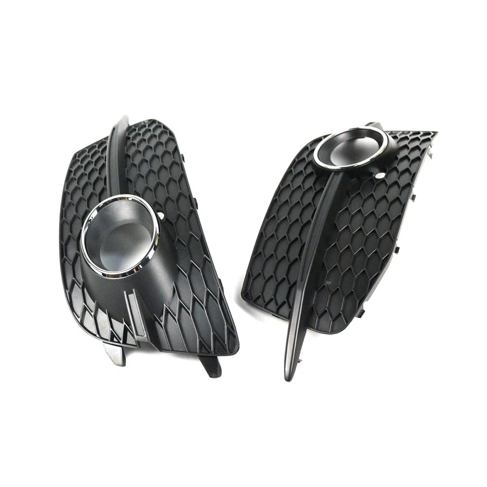 Front Grills Bumper Fog Light Covers for Audi Q3 (2012–2014)