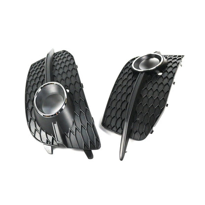 Front Grills Bumper Fog Light Covers for Audi Q3 (2012–2014)