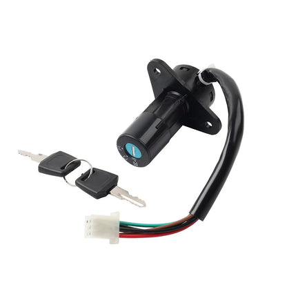 Ignition Switch Lock Set with 2 Keys for Suzuki GS125 (6 Wires)