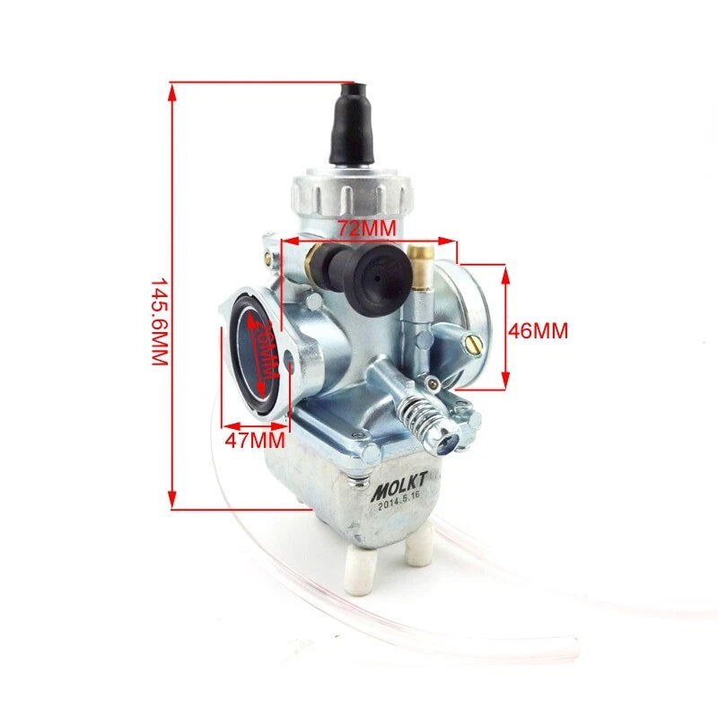 26mm Carburetor for 125cc 140cc 150cc Pit Dirt Bike Quad