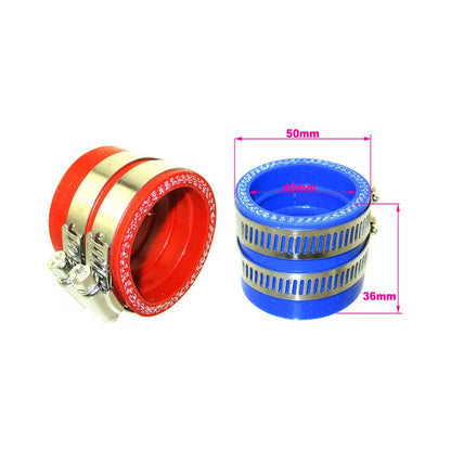 Carburetor 40mm Intake Pipe Manifold Adapter Rubber Boot for