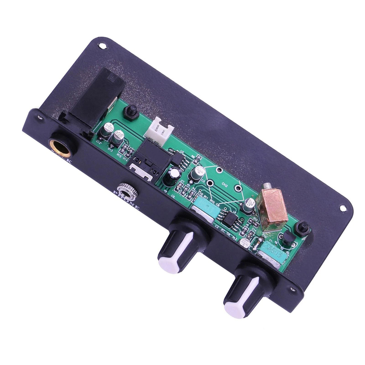 Saddle Pickups with Volume Control & Battery Box for Guitar (Silent Travel)