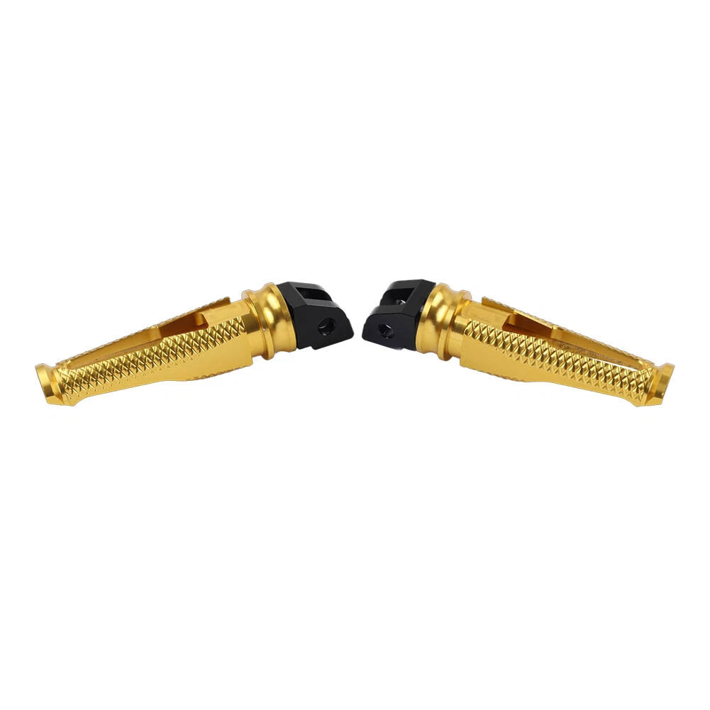 2X Gold Rear Passenger Footrest for Ducati Panigale (1098–1299)