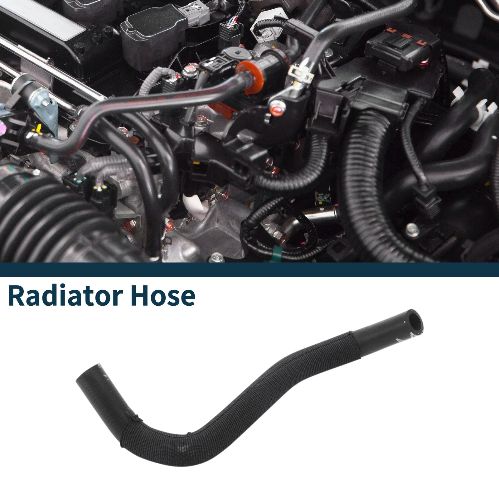Radiator Hose Coolant Tube Replacement for Audi A1 (2014–2018) Rubber Black