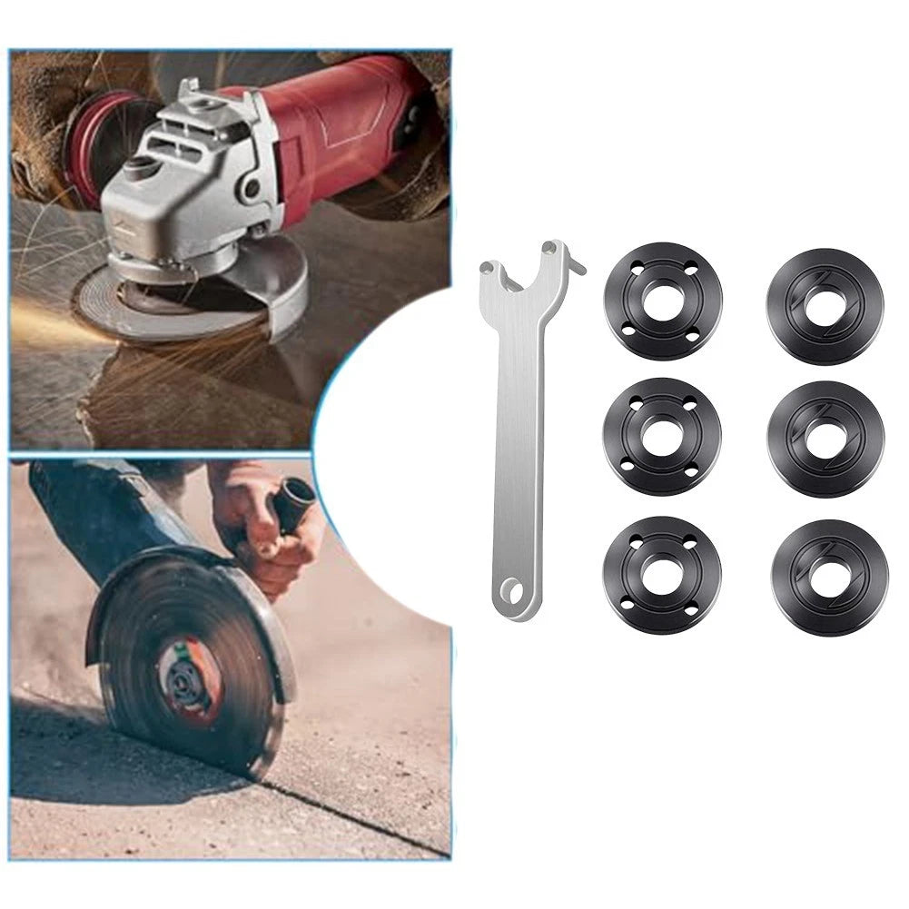 7pcs Wrench Set for Type 100 Angle Grinders and Polishers