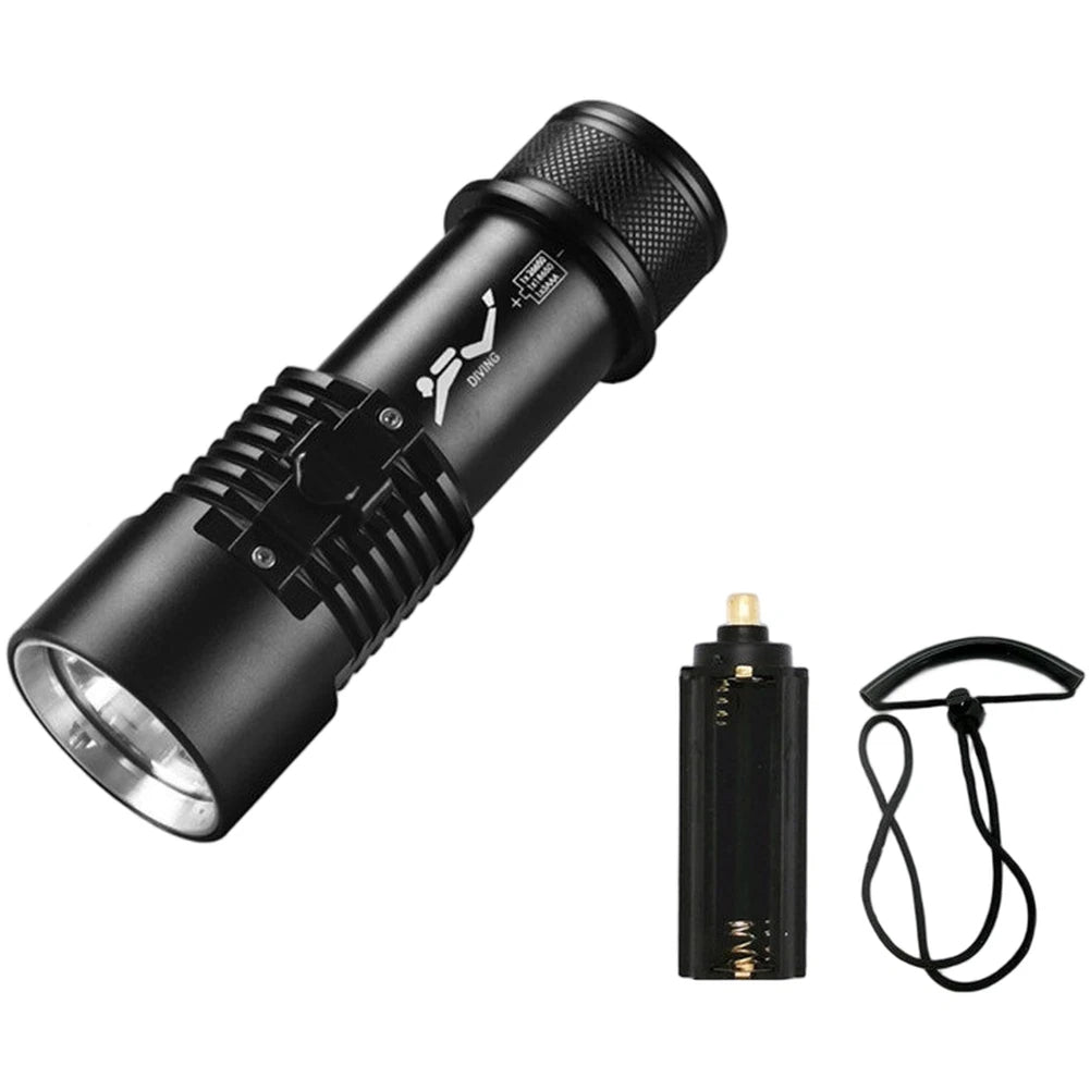 Diving Flashlight for Deep Water Visibility (IPX8 Rating)