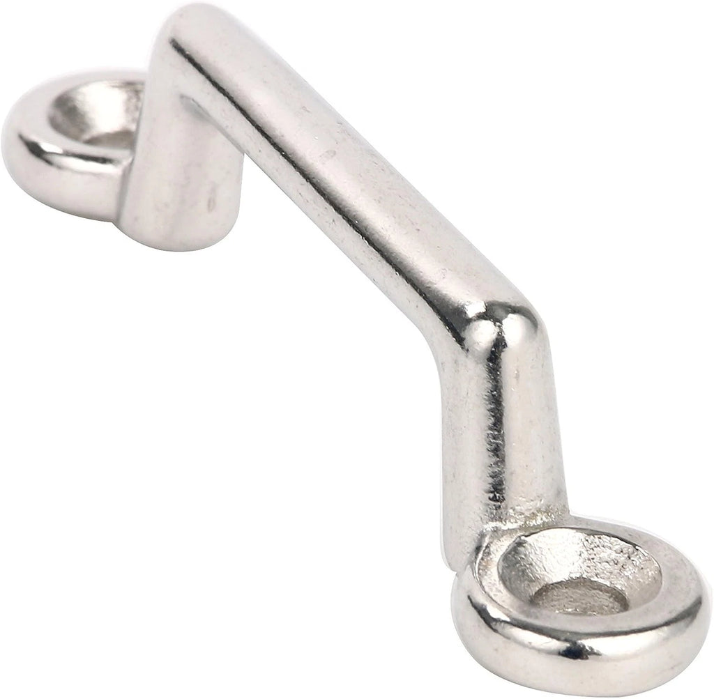 6pcs Stainless Steel Bimini Top Strap Pad Eye Footman's Loop for Kayak