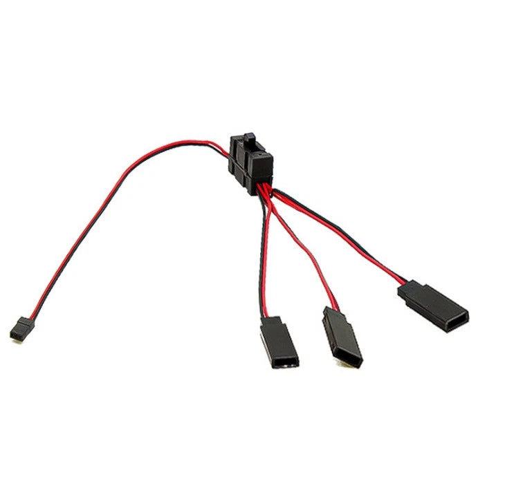 3 Way LED Light Switch Y Cable for SCX10 TRX-4 RC Crawler (1/10)