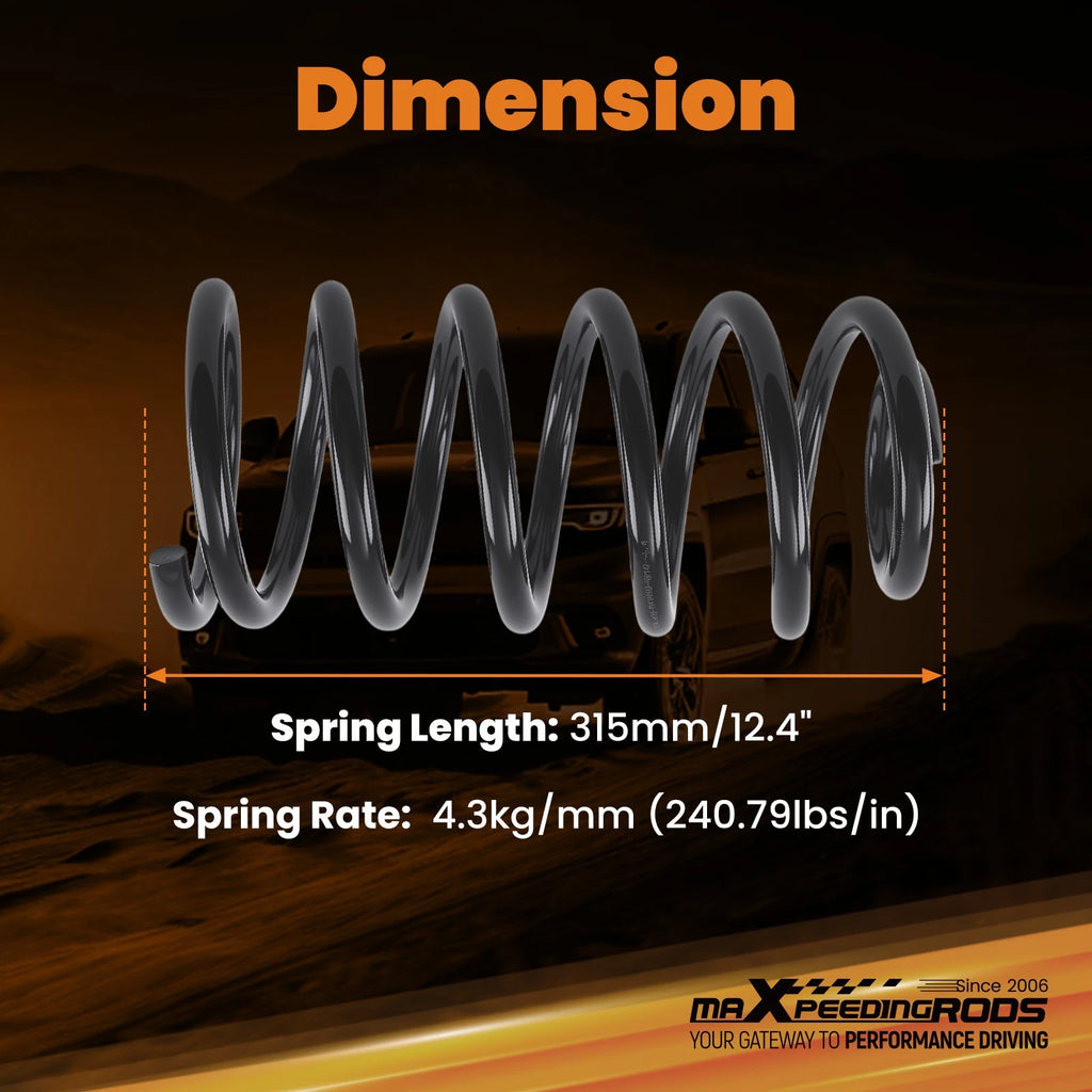 5 Inch Rear Lowering Spring for Cadillac Escalade Yukon (2000–2006) AWD