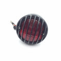 HTTMT Chrome Black LED Tail Brake Light for Custom Vehicles (Pre-Grilled)