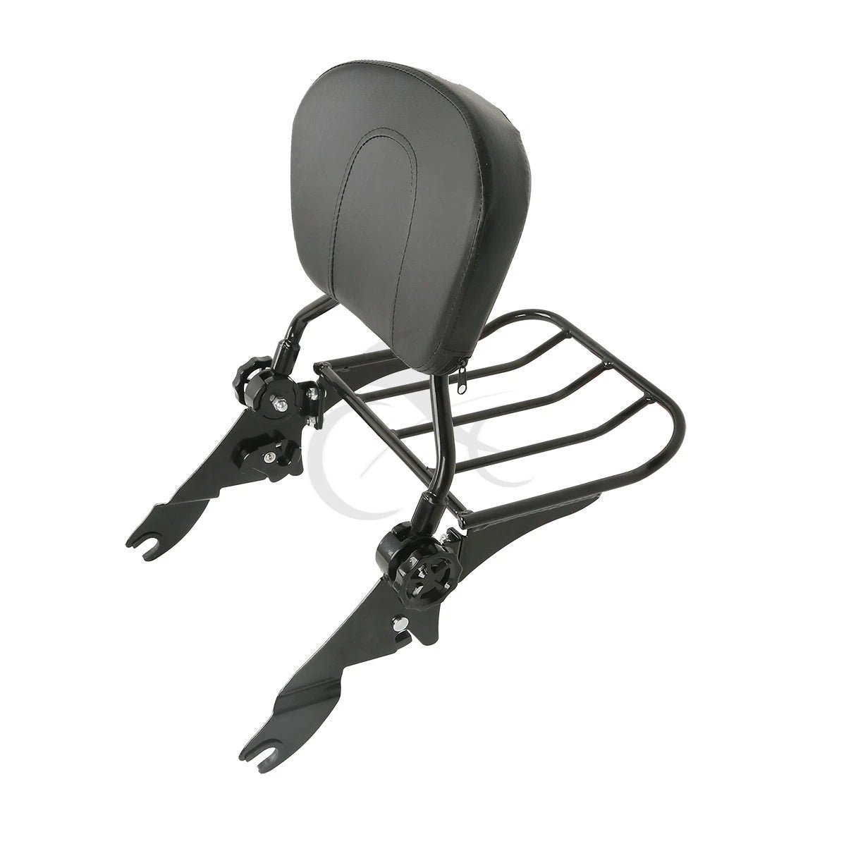 Detachable Backrest Sissy Bar Rack Docking Kit for Harley Touring (2009–2013)