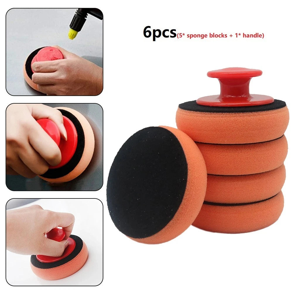 Waxing Sponge Applicator Pad Microfiber for All Vehicles