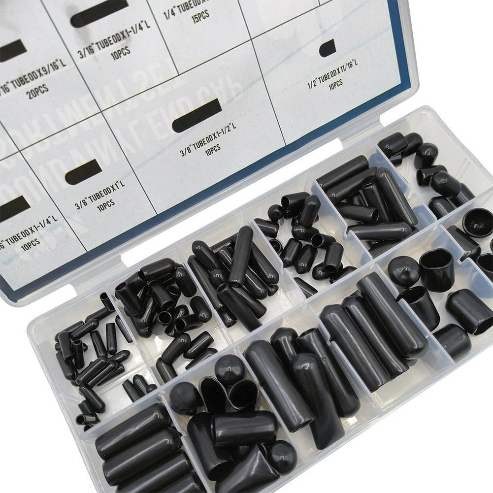 130PCS PVC dust covers for pipe threads and fitting ends (Industrial Grade)