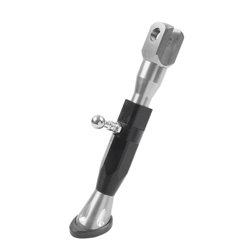 Adjustable Kickstand Foot for Motorcycle Universal (All Years) - Silver