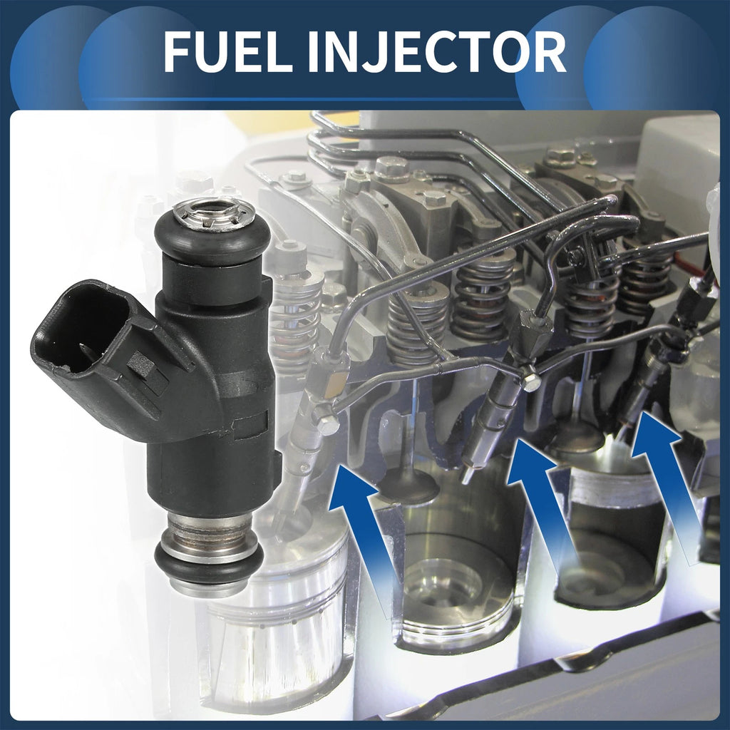 Fuel Injector Replacement for Chevrolet Impala 2007–2010 3.5L Set