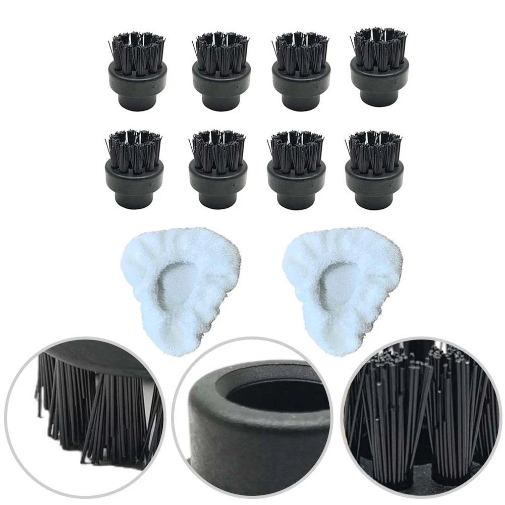Replacement Brush Tool Pads for Dupray Steam Mop (Compatible)