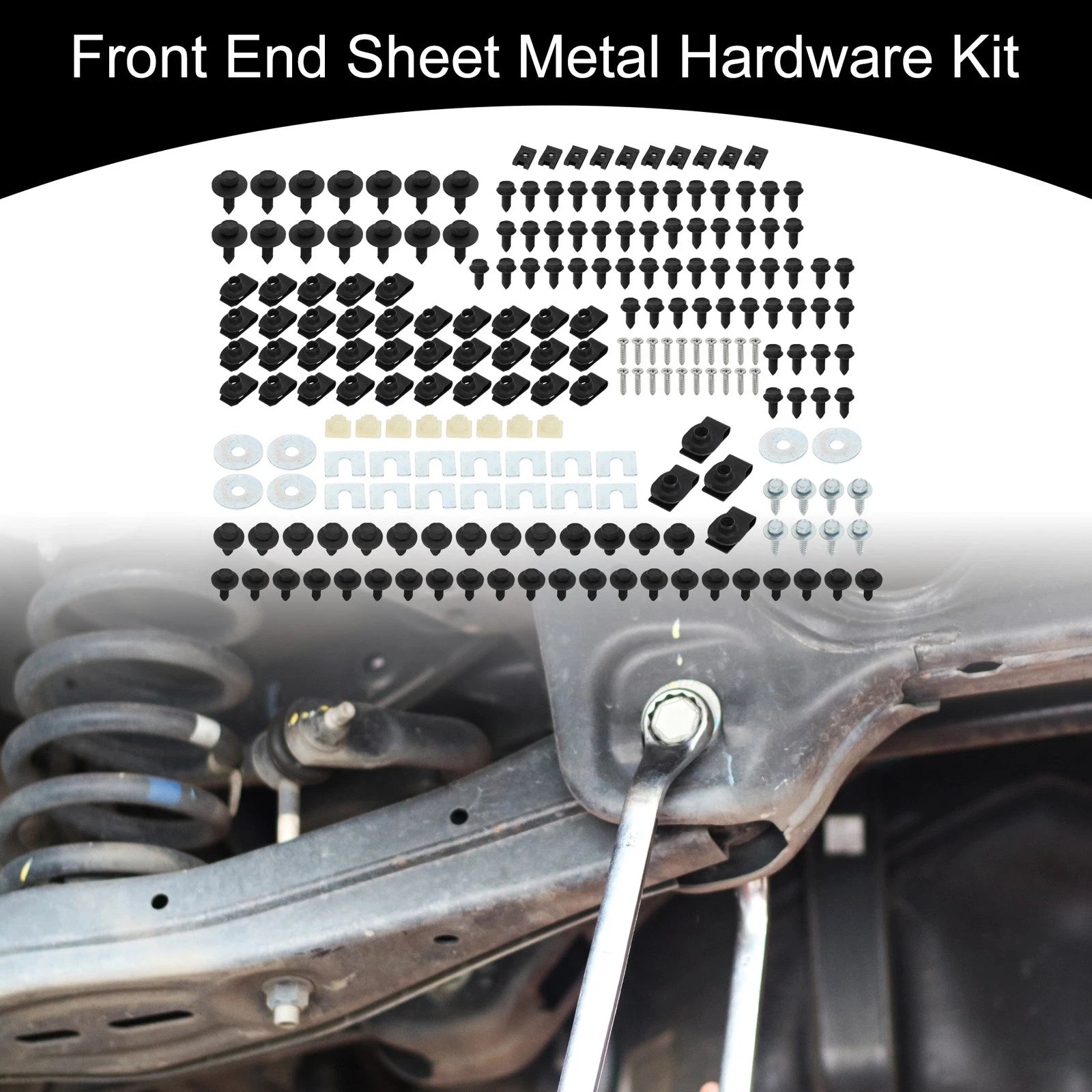 Front End Sheet Metal Hardware Kit for GMC C15 (1975–1978) 1 Set