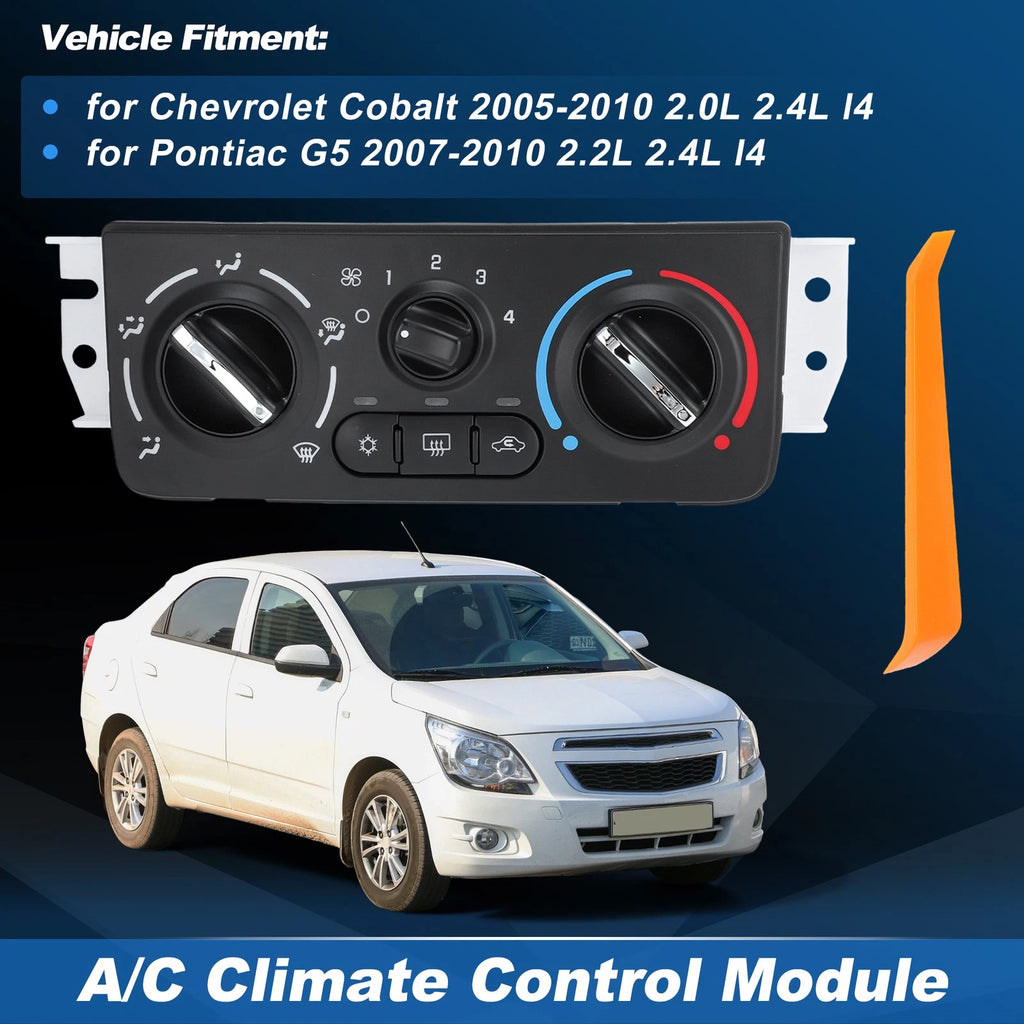 A/C Heater Climate Control Module Panel 599-141 for Chevrolet Cobalt (2005–2010)