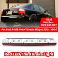 Red LED Third Brake Light for Audi A4 B6 Avant (2001–2004)