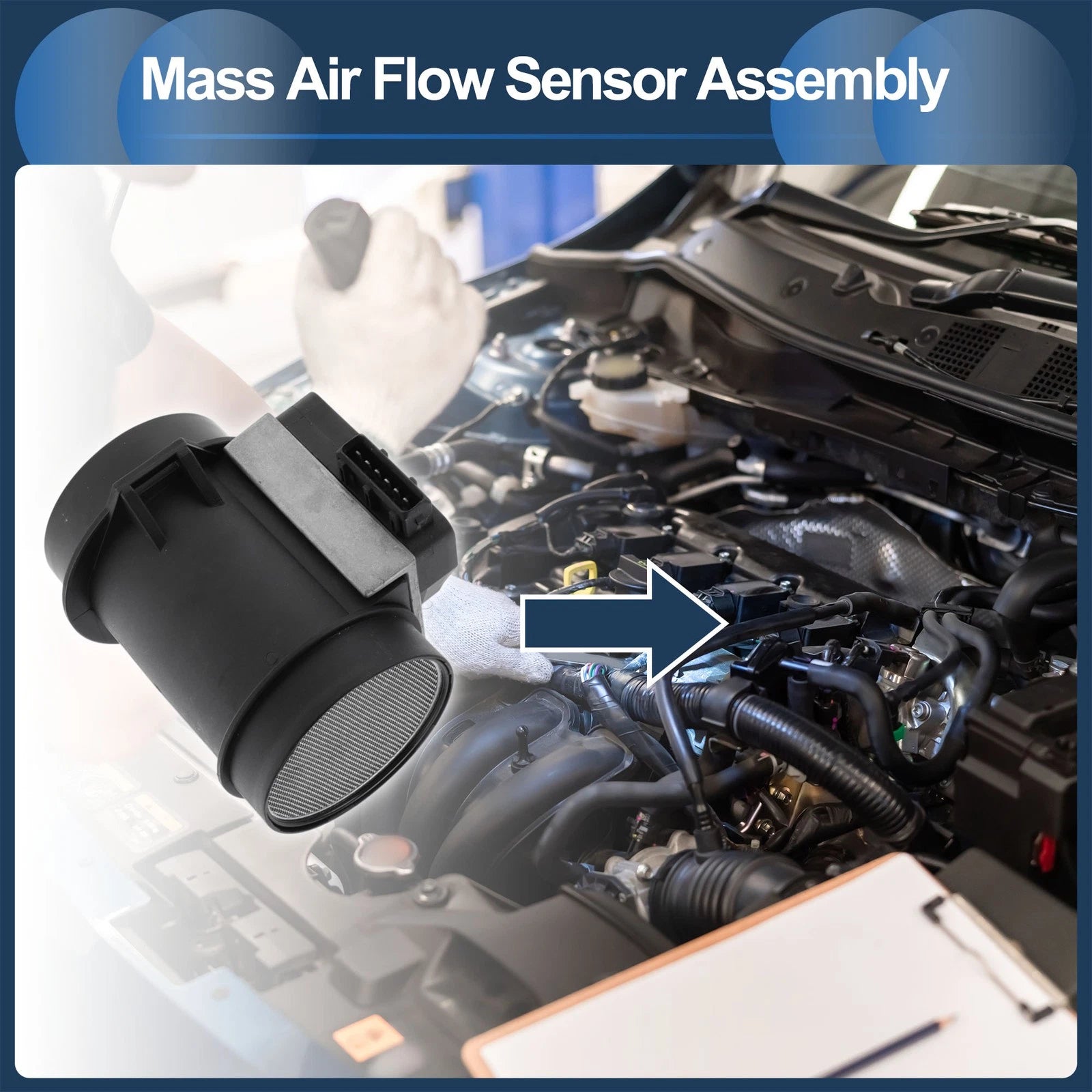 Mass Air Flow Sensor Assembly No. 8827429 for Saab 9000 (1991–1998)