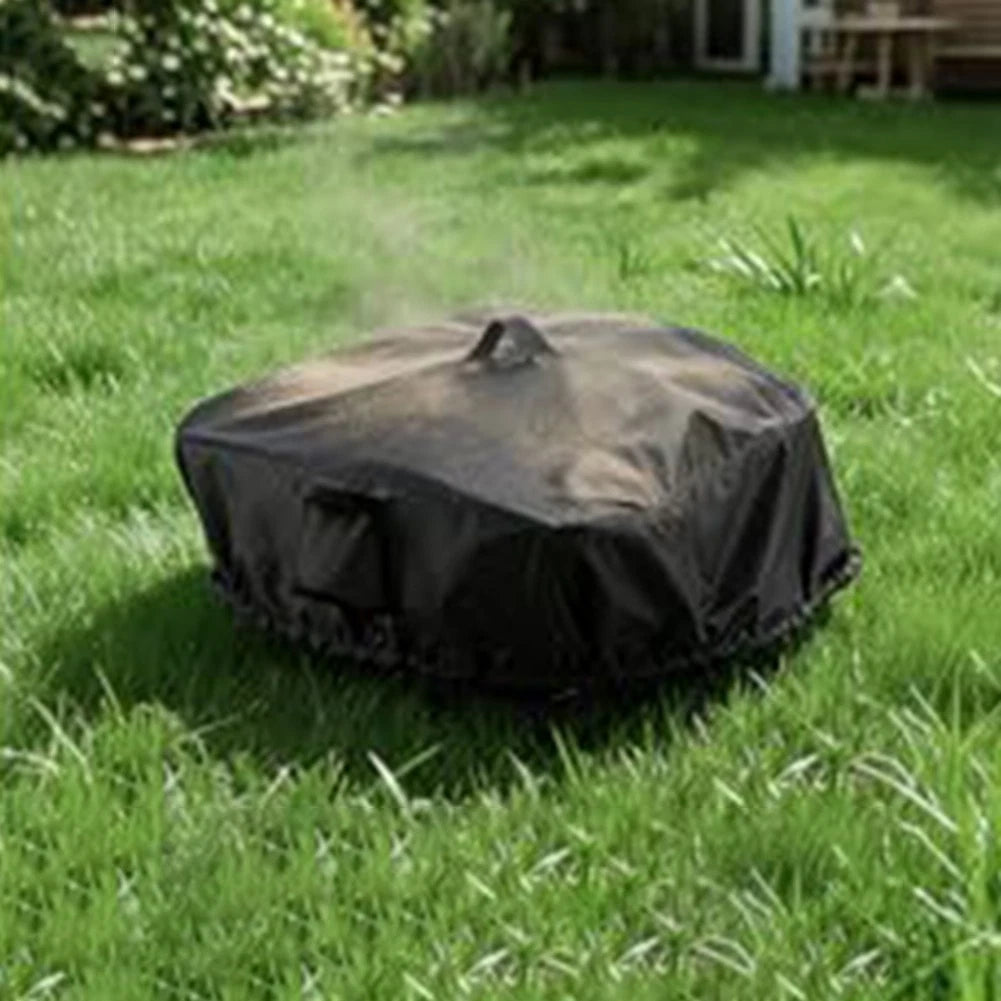 Protective Lawn Mower Robot Cover Waterproof with Drawstring & Handle
