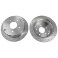 2 Rear Slotted Drilled Disc Rotors for Commodore VT VX VU VY VZ (1997–2007)