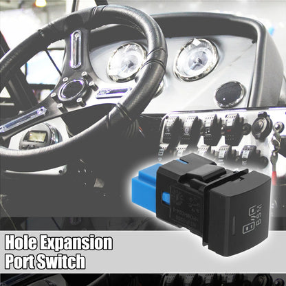Hole Expansion Port Switch BSM Blind Spot Switch with Wire for Toyota (2005–2020)