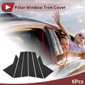 Door Pillar Window Trim for Hyundai Sonata 2020–2023 Black