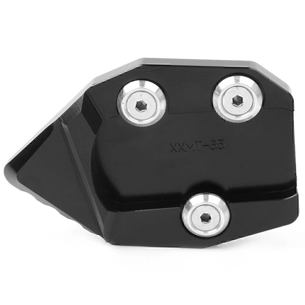 Kickstand Side Stand Enlarger Plate for Kawasaki Vulcan VN650 (2015–2018) Black