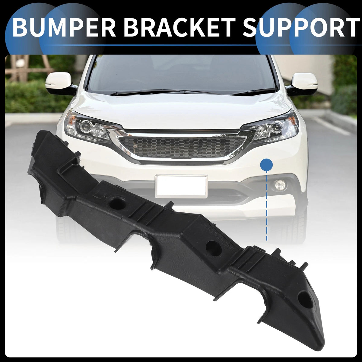 Left Front Bumper Retainer Bracket for Hyundai Elantra (2021–2023)