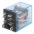 8 Pin AC Relay and Socket Base for DPDT Applications (LY2NJ)